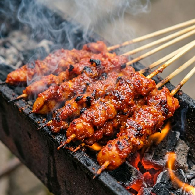 Resep 5 Jenis Sate Indonesia - Sate Ayam Kambing Padang Taichan Lilit